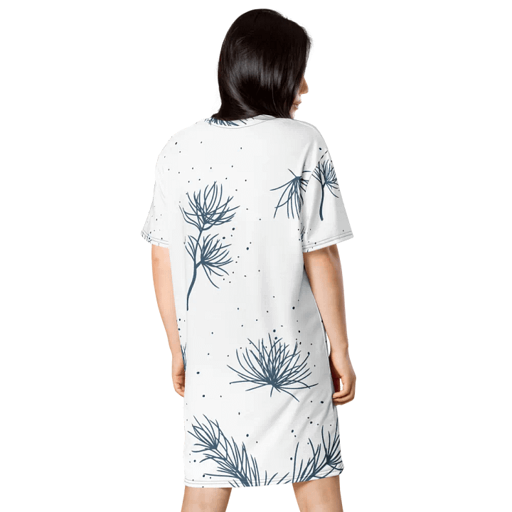 Feathered Dream All-Over T-Shirt Dress product image (2)