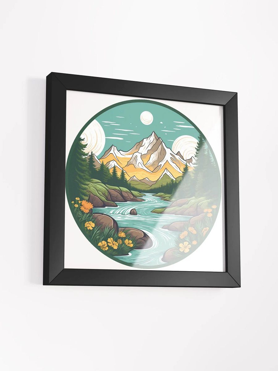 spring mountains framed print product image (3)