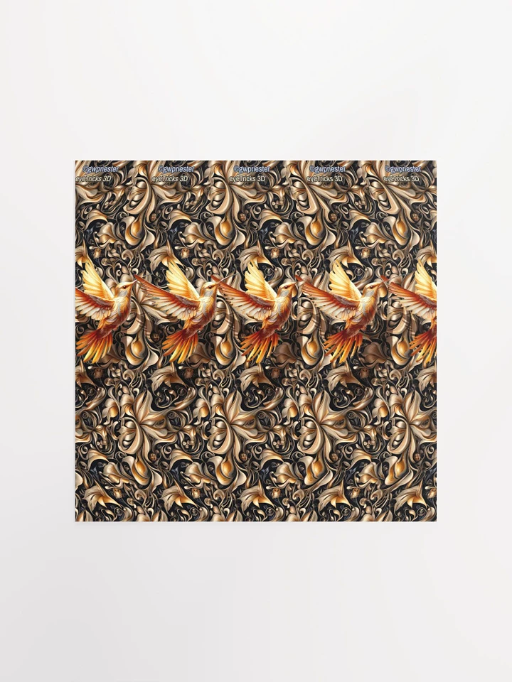 Hummingbird - 3D Stereogram Poster product image (1)