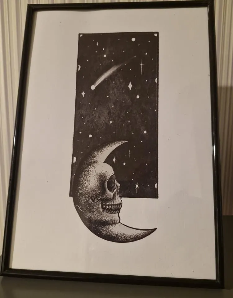 Lunar Lament A4 Fine Art Print product image (2)