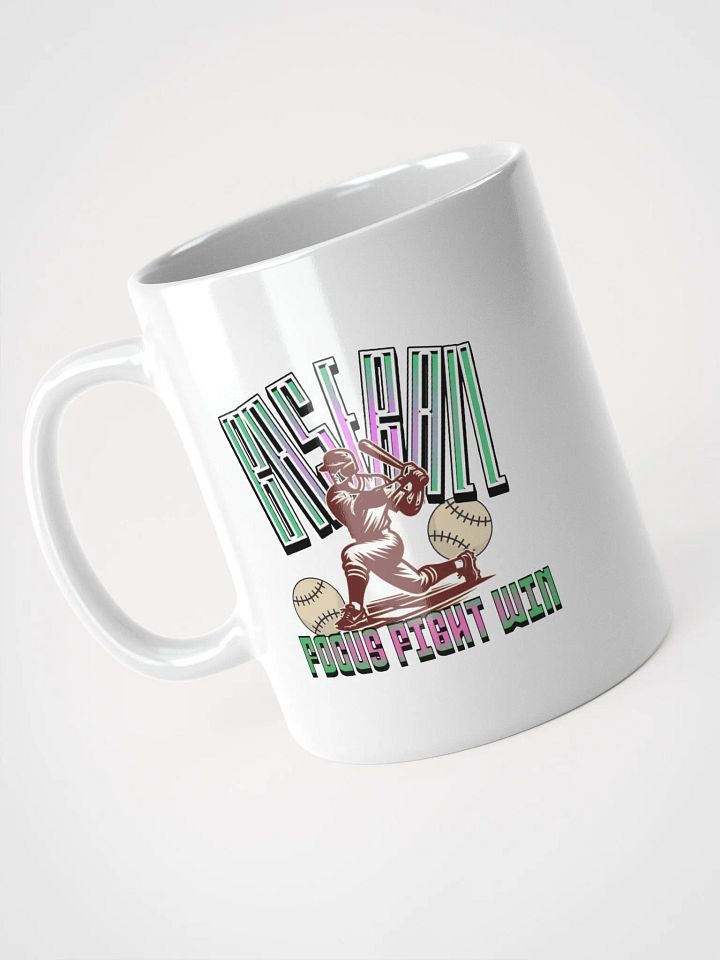 Focus Fight Win Baseball Mug product image (2)