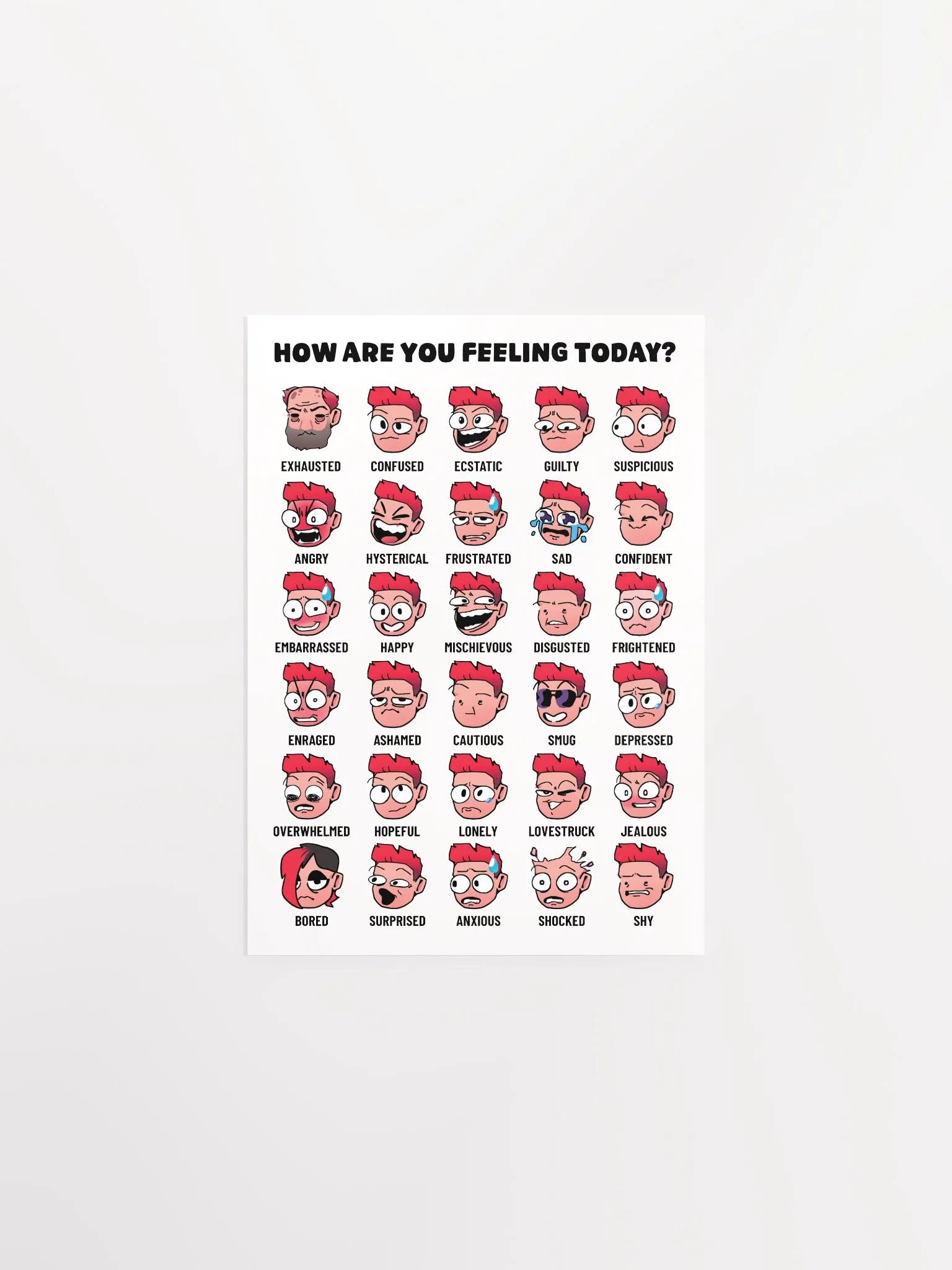 How Are You Feeling Today Poster product image (1)
