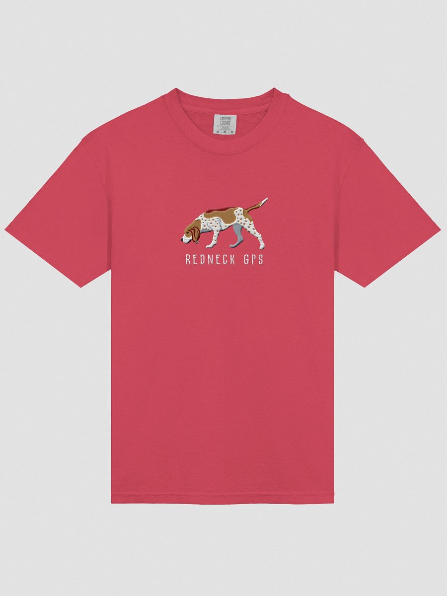 Redneck GPS T-Shirt(Embroidered) of a Redtick Coonhound product image (43)