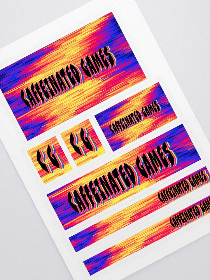 Caffeinated Games Stickers product image (1)