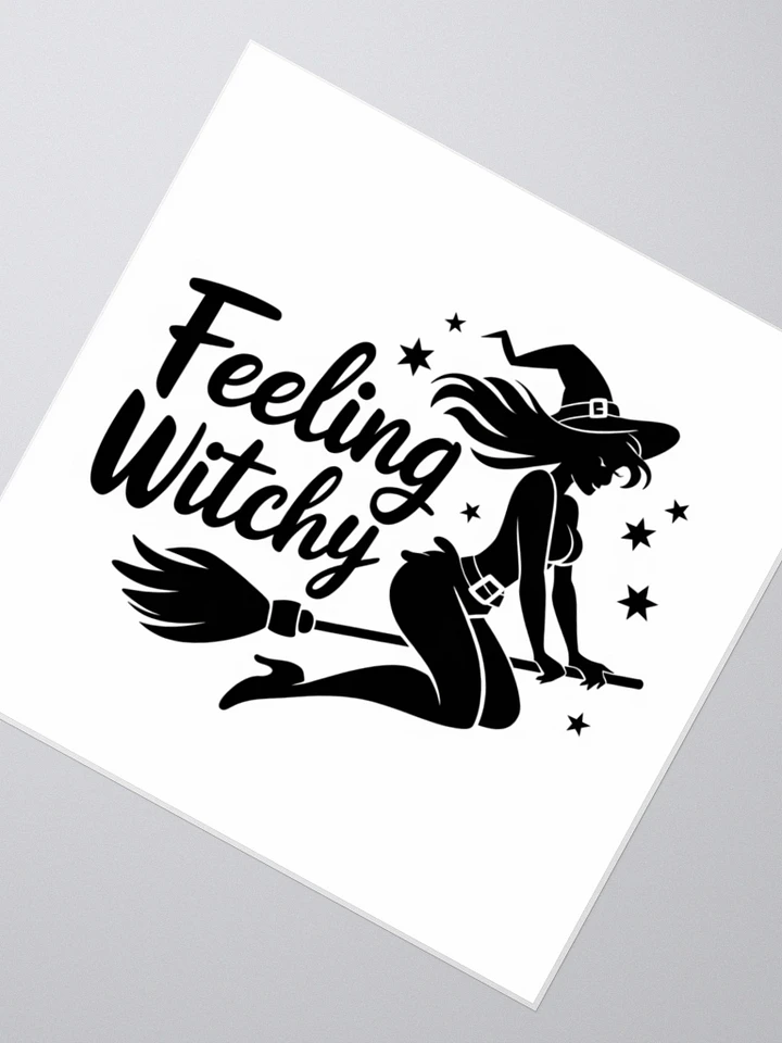 Witchy Silhouette Kiss Cut Stickers product image (4)