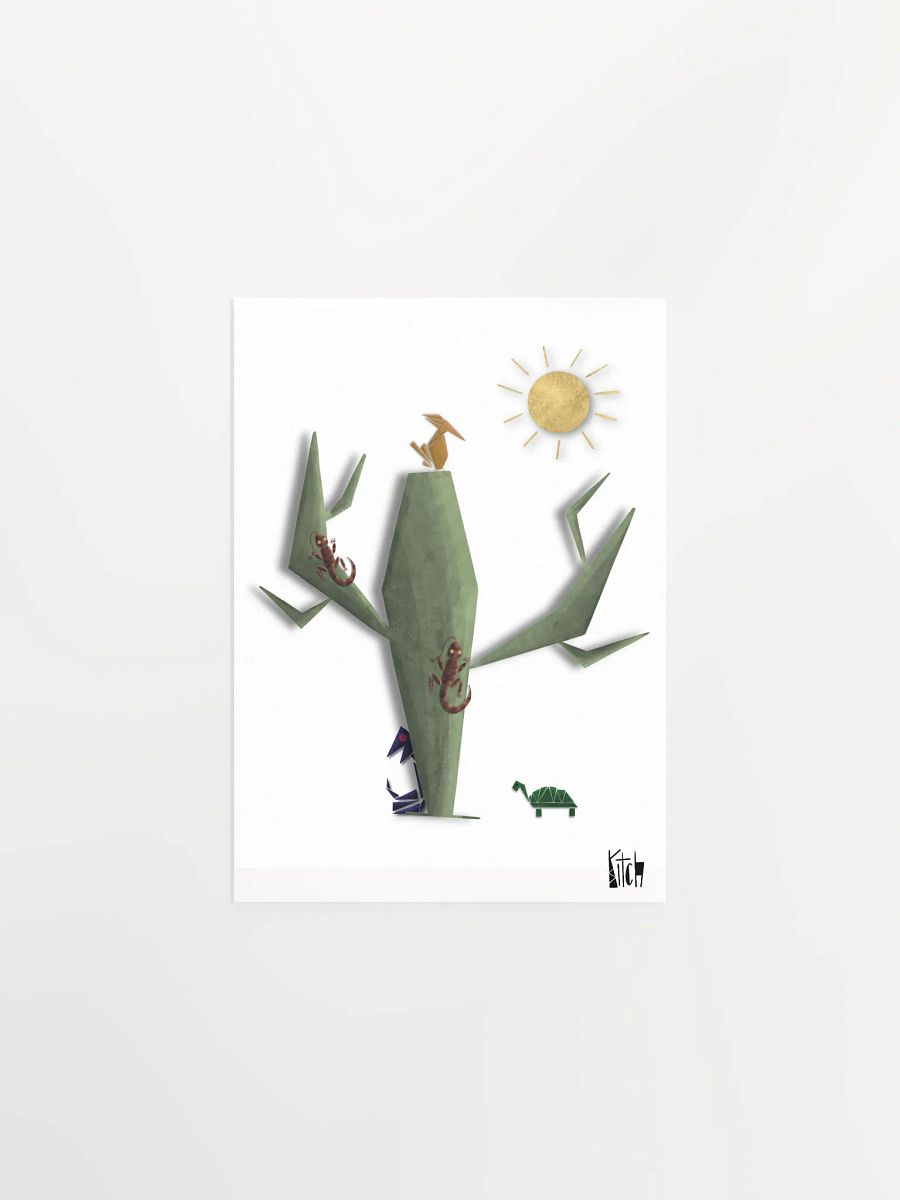 Geometric Desert Art Print product image (1)