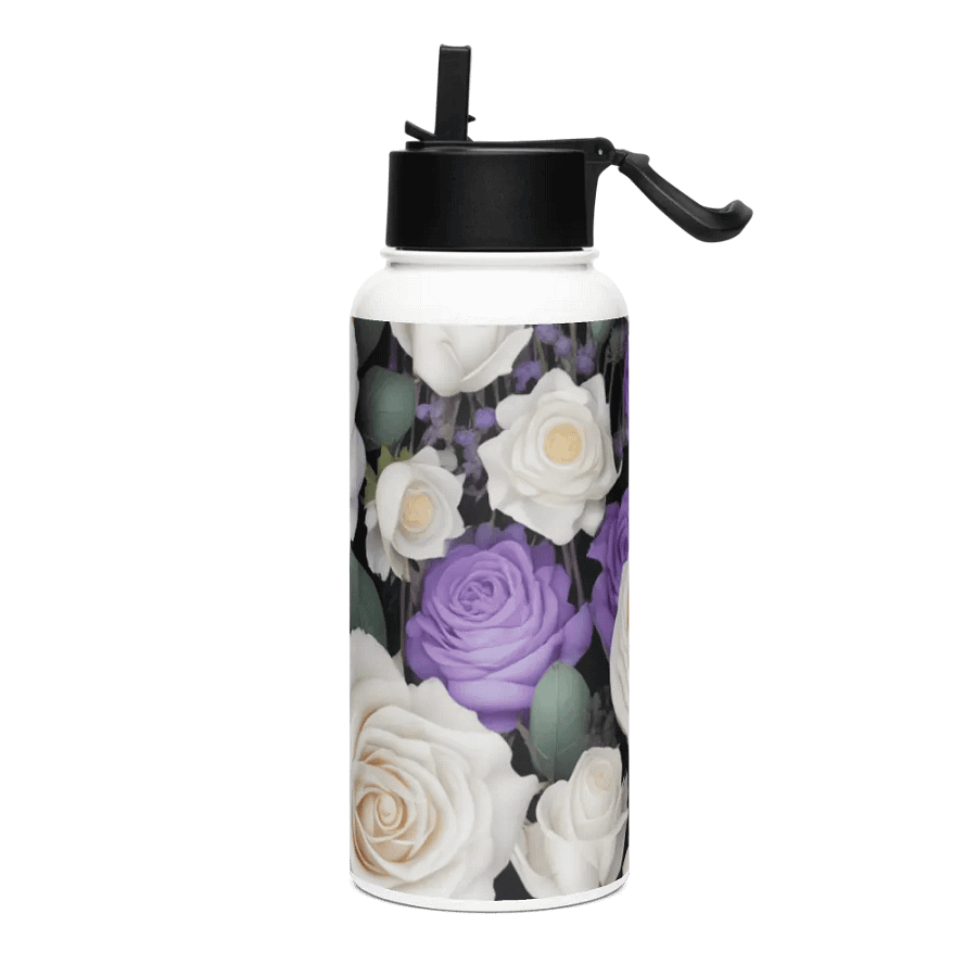 Lavender-Rose Dream Stainless Steel Water Bottle product image (3)