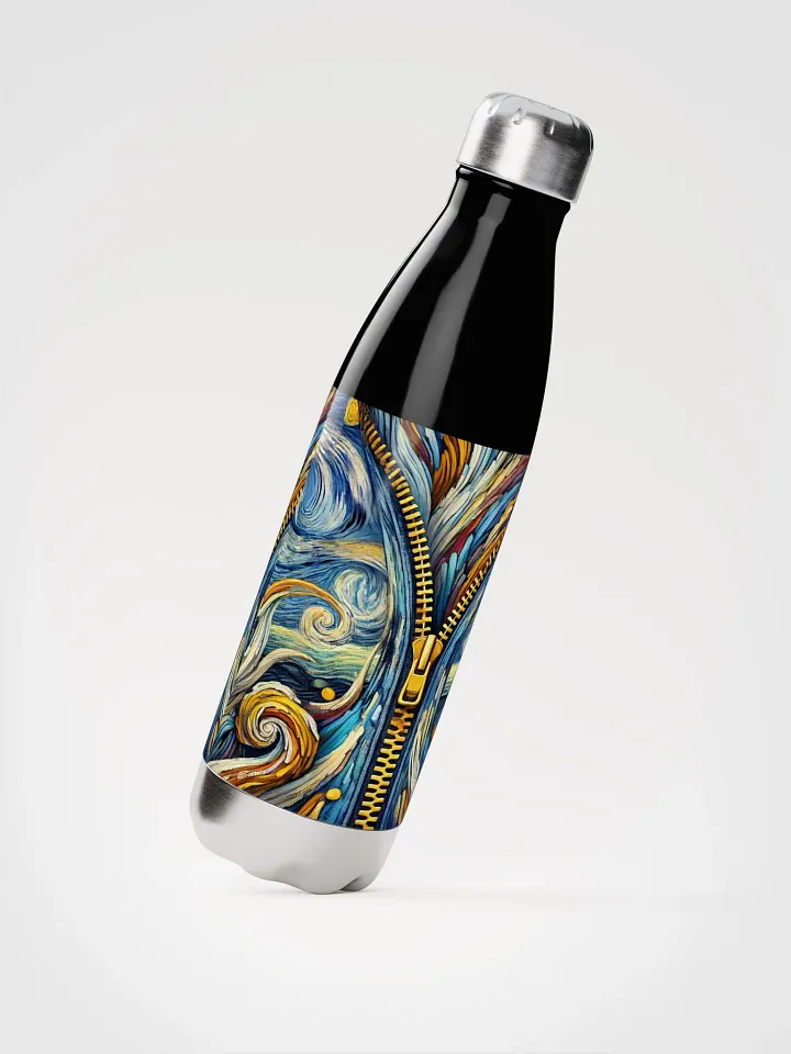 💧 Rolling Stones – Sticky Fingers Van Gogh-Inspired Stainless Steel Water Bottle product image (3)