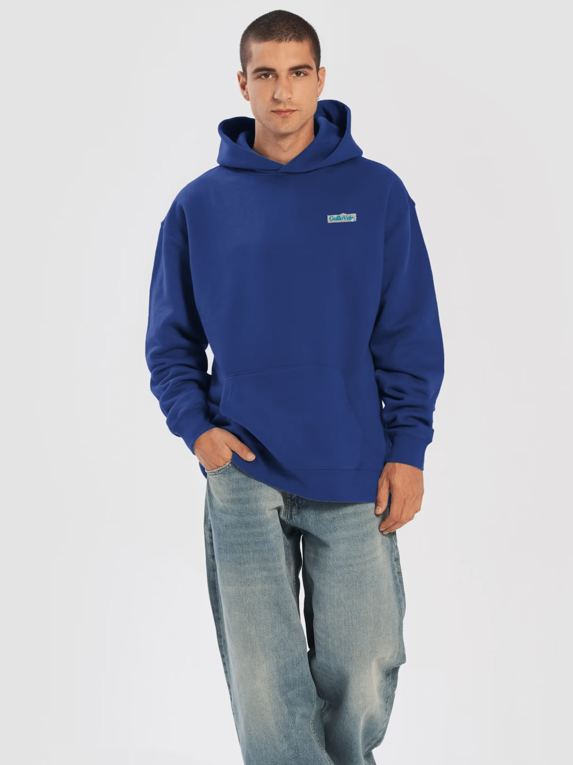 GUILLOVELO COBALT OVERSIZED HOODIE product image (1)