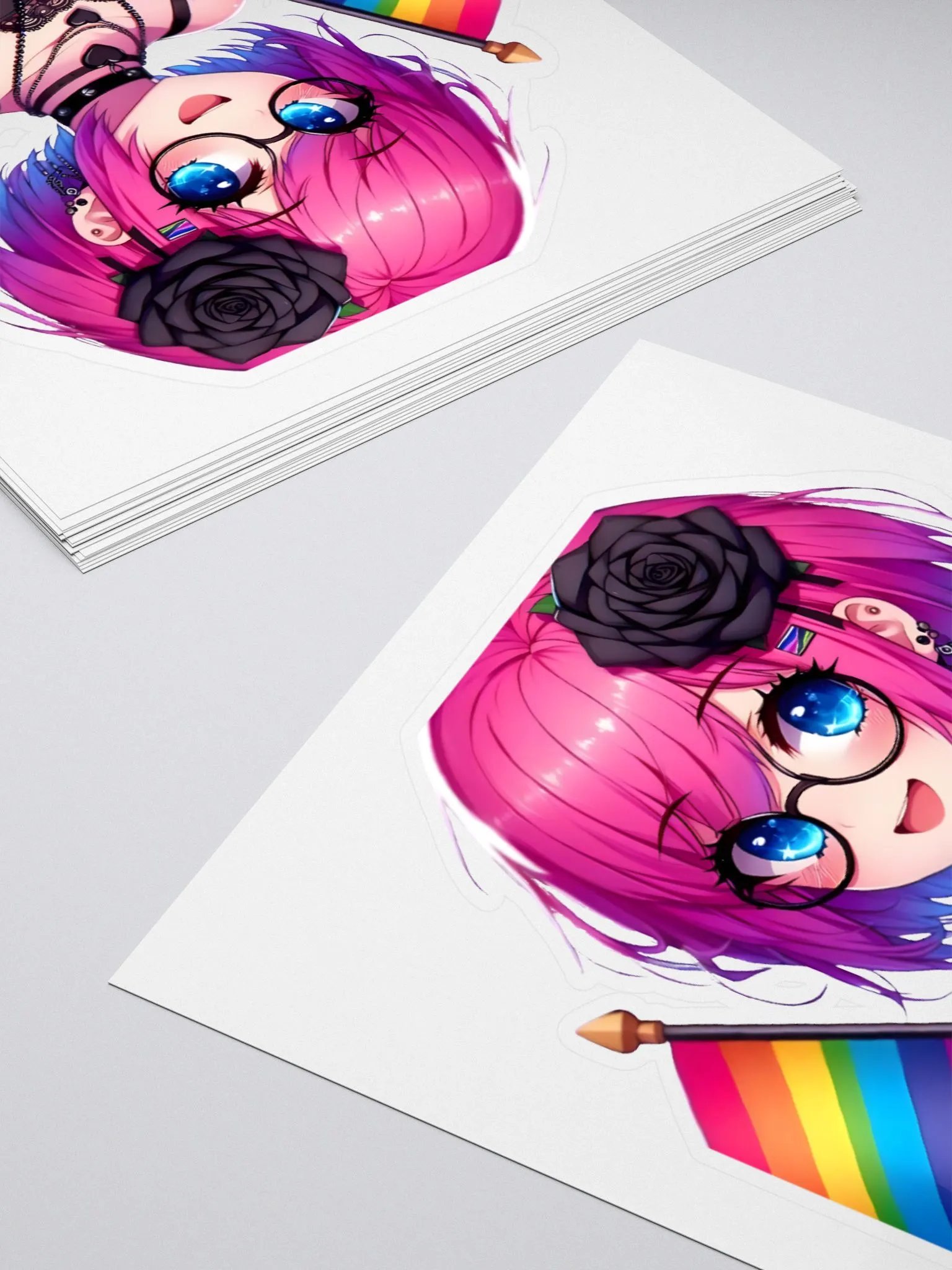 BellaRose Pride Flag Sticker product image (11)