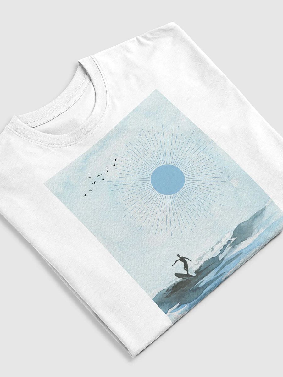 Tranquil Surfing Seascape T-shirt - Cotton product image (7)