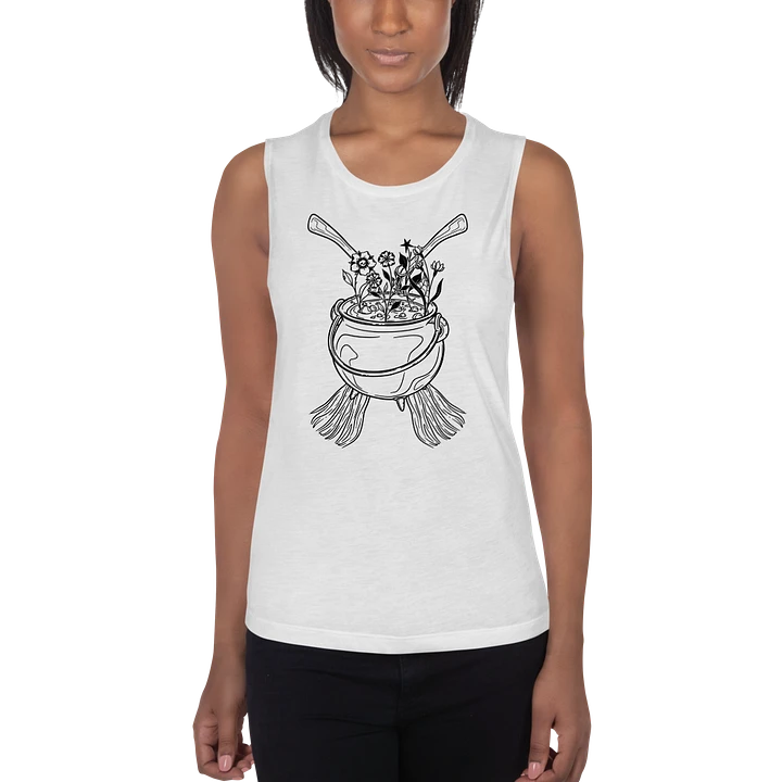 Henbane Coven Crest Bella+Canvas Women's Flowy Muscle Tank product image (47)