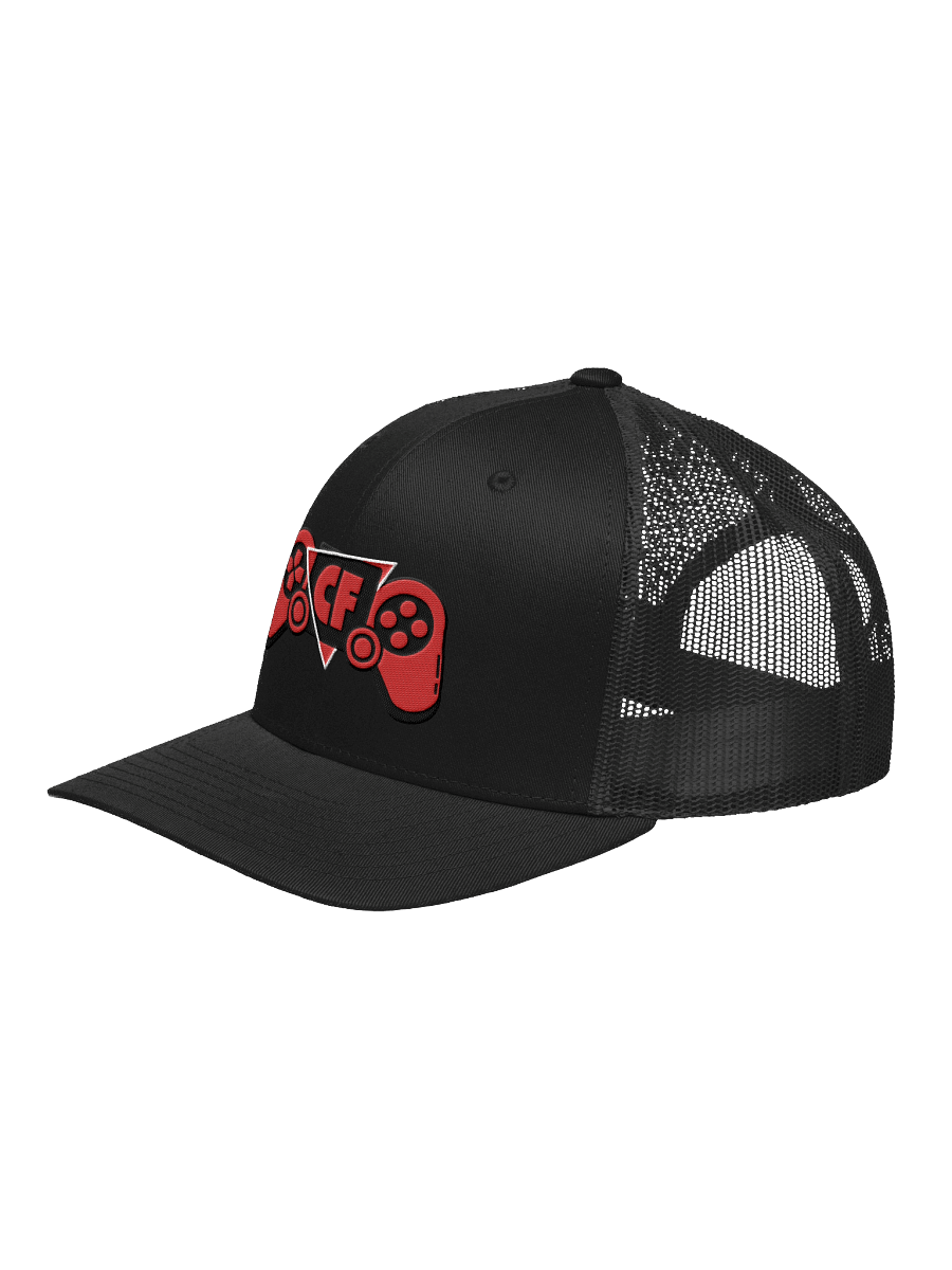 Crusafitch Gaming Logo Hat – Gamer Trucker Cap – Streamer Merch Snapback for Nerds & Trophy Hunters product image (2)