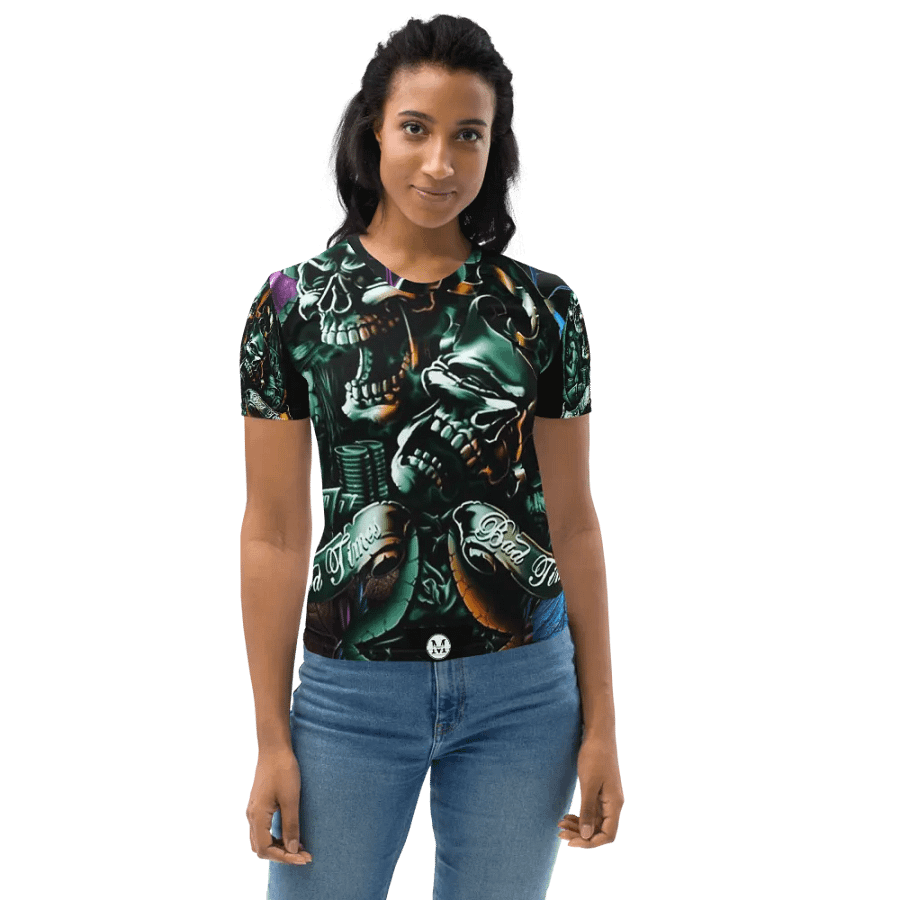 LowRider Smile Now Cry Later Women's Crew Neck T-Shirt product image (10)