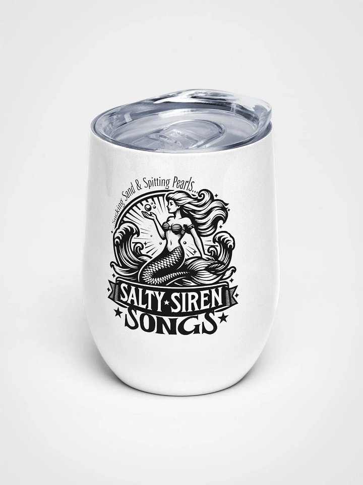 Sucking Sand & Spitting Pearls Wine Tumbler product image (1)