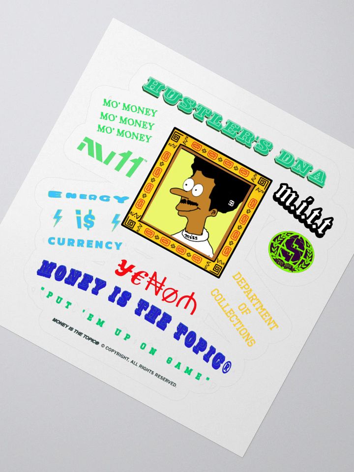 MITT Club Hustler's DNA Kiss Cut Stickers product image (6)