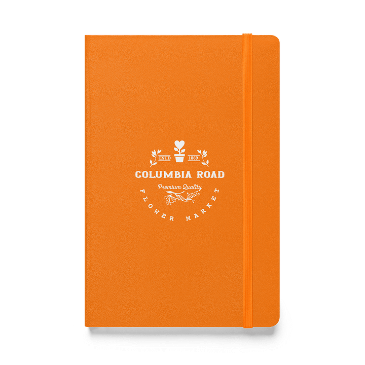 Columbia Road Market Hardcover Notebook (Orange) product image (1)