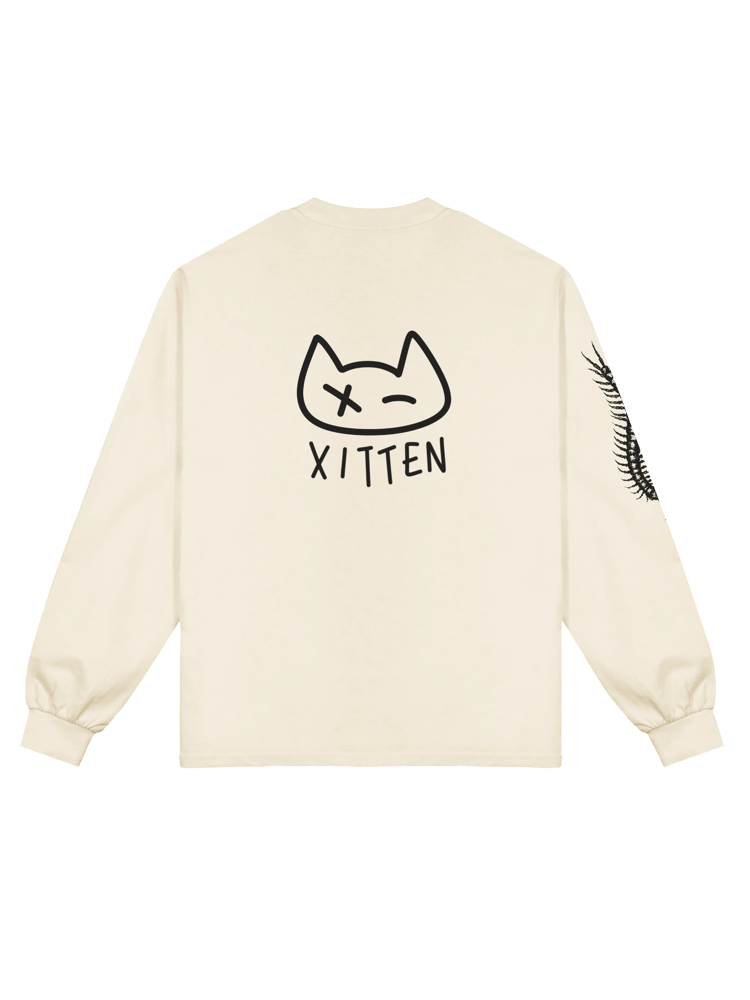 XITTEN Centipede Long Sleeve Shirt Ecru product image (1)