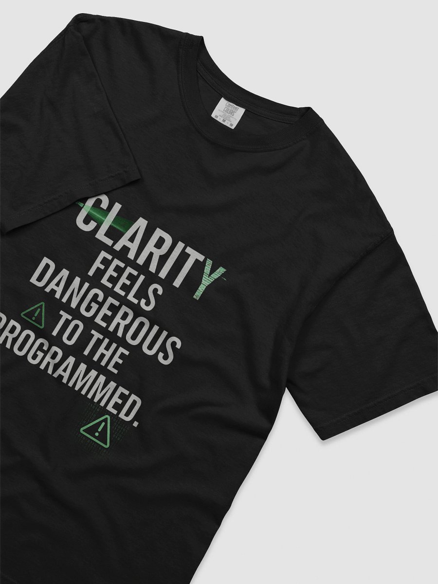 Clarity feels Dangerous to the programmed T-Shirt product image (63)