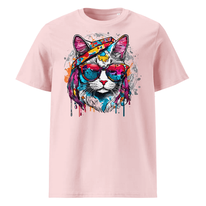 Colorsplash Hippie Katze 10 , Shirt product image (5)