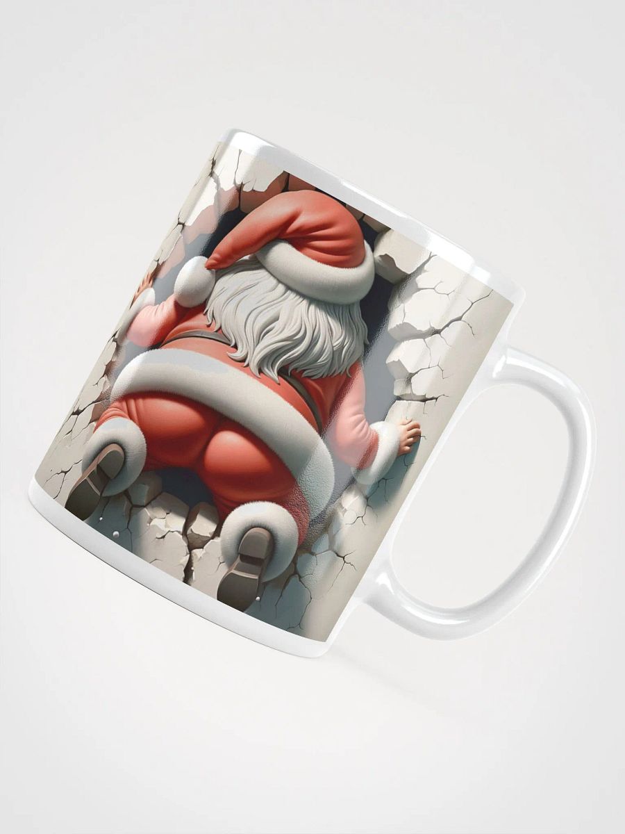 Funny Coffee Mug,Christmas Drinkware,Festive 3D Santa Mug,Christmas Gift Idea,3D realistic Cup,Funny Santa Chimney Mug,Holiday Gift, product image (12)