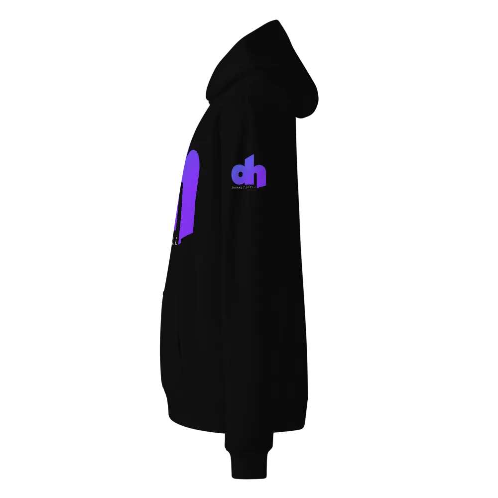 d2h Logo w/ d2h Logo on Sleeve Oversized Pullover Hoodie product image (3)