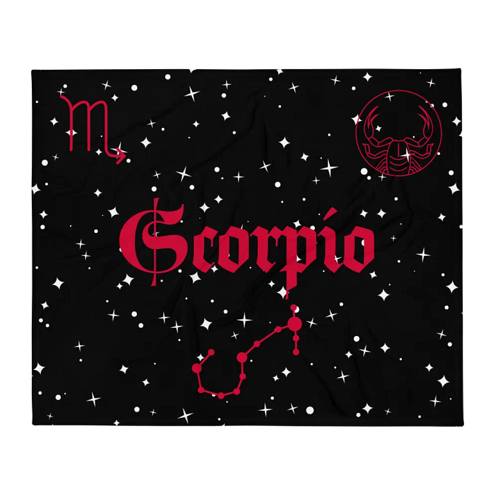 Starry Scorpio Constellation Blanket product image (2)
