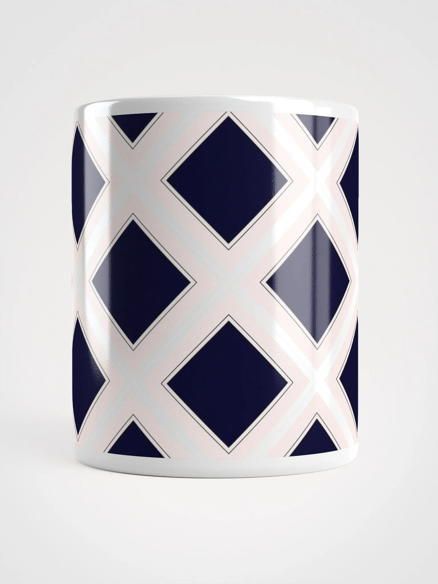 Black Diamonds Surrounded By White White Mug product image (13)