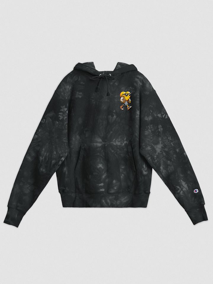 A YELLOW HEART / CHAMPION TIE-DYE HOODIE product image (2)