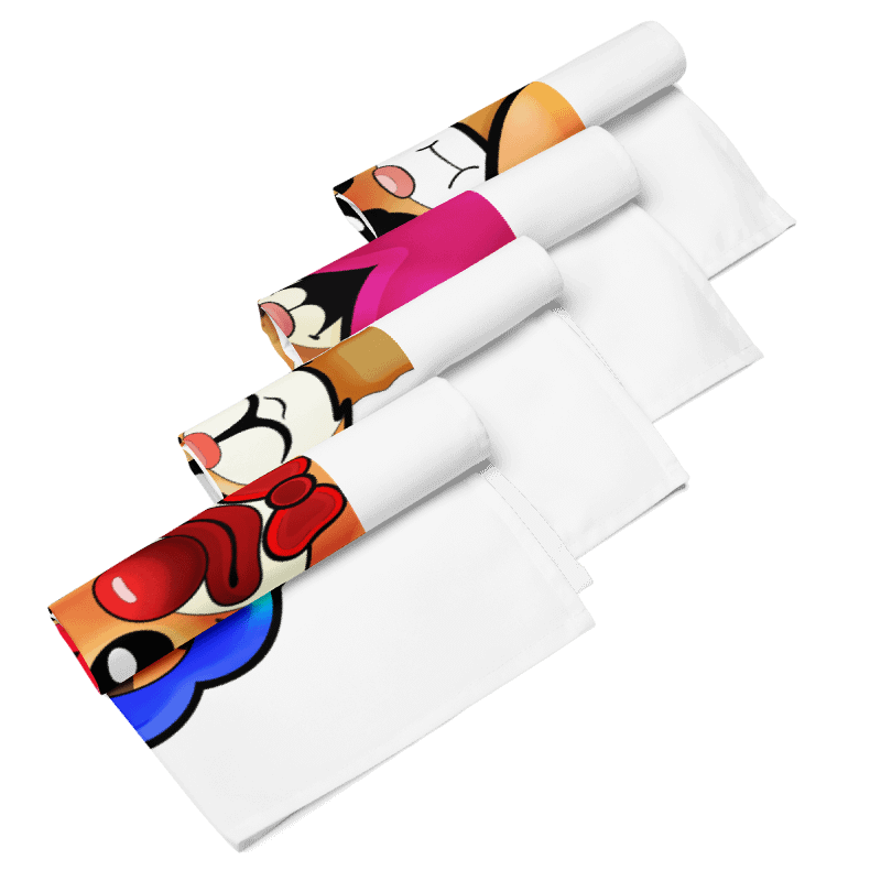 TheMafiaQueen Mood Royal Tigers Cloth Napkin Set product image (6)