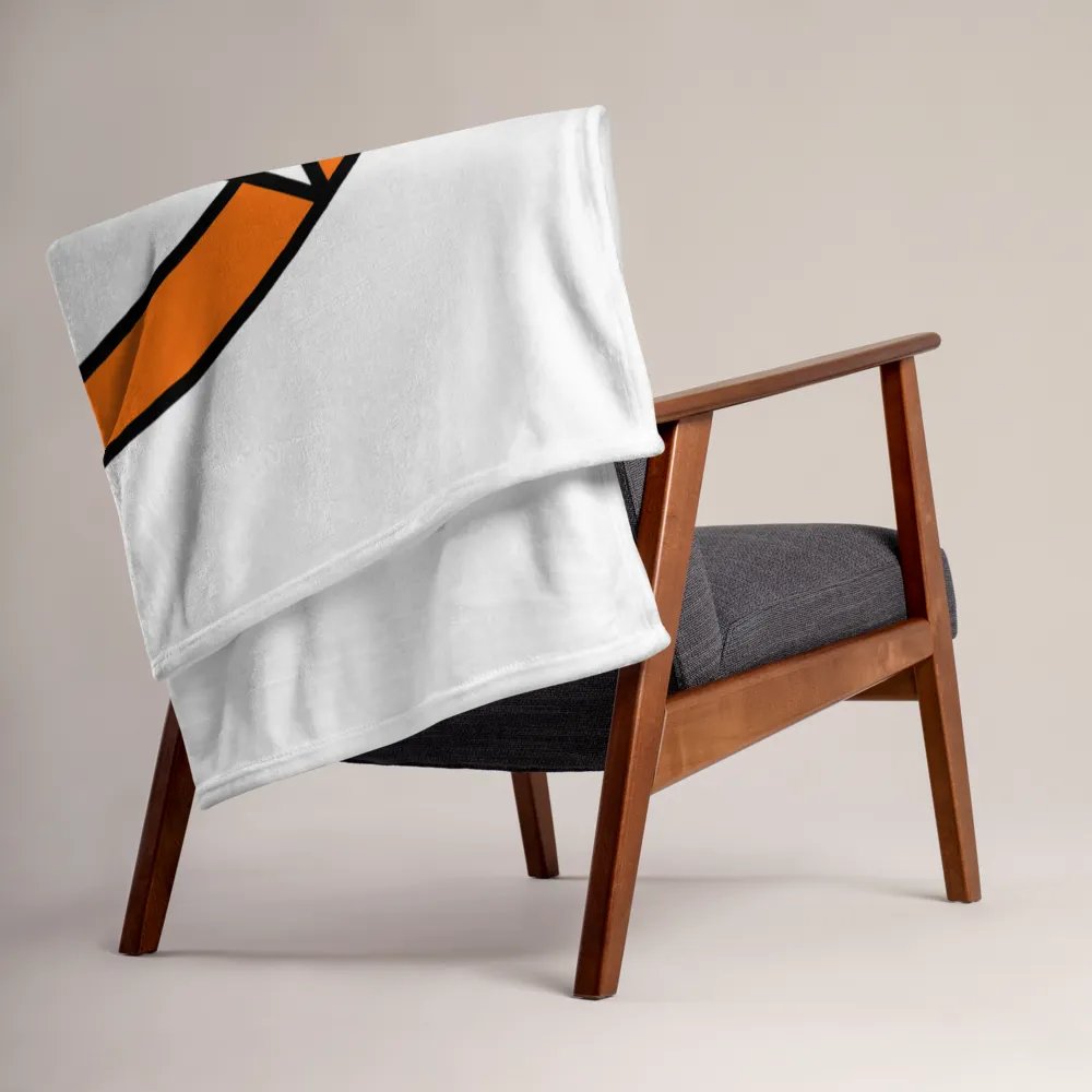'OA' Symbol Throw Blanket - White product image (3)