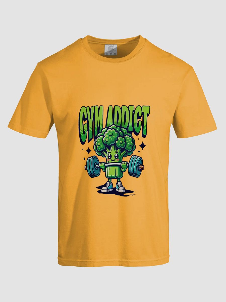 Gym Addict Broccoli Heavyweight Tee product image (23)
