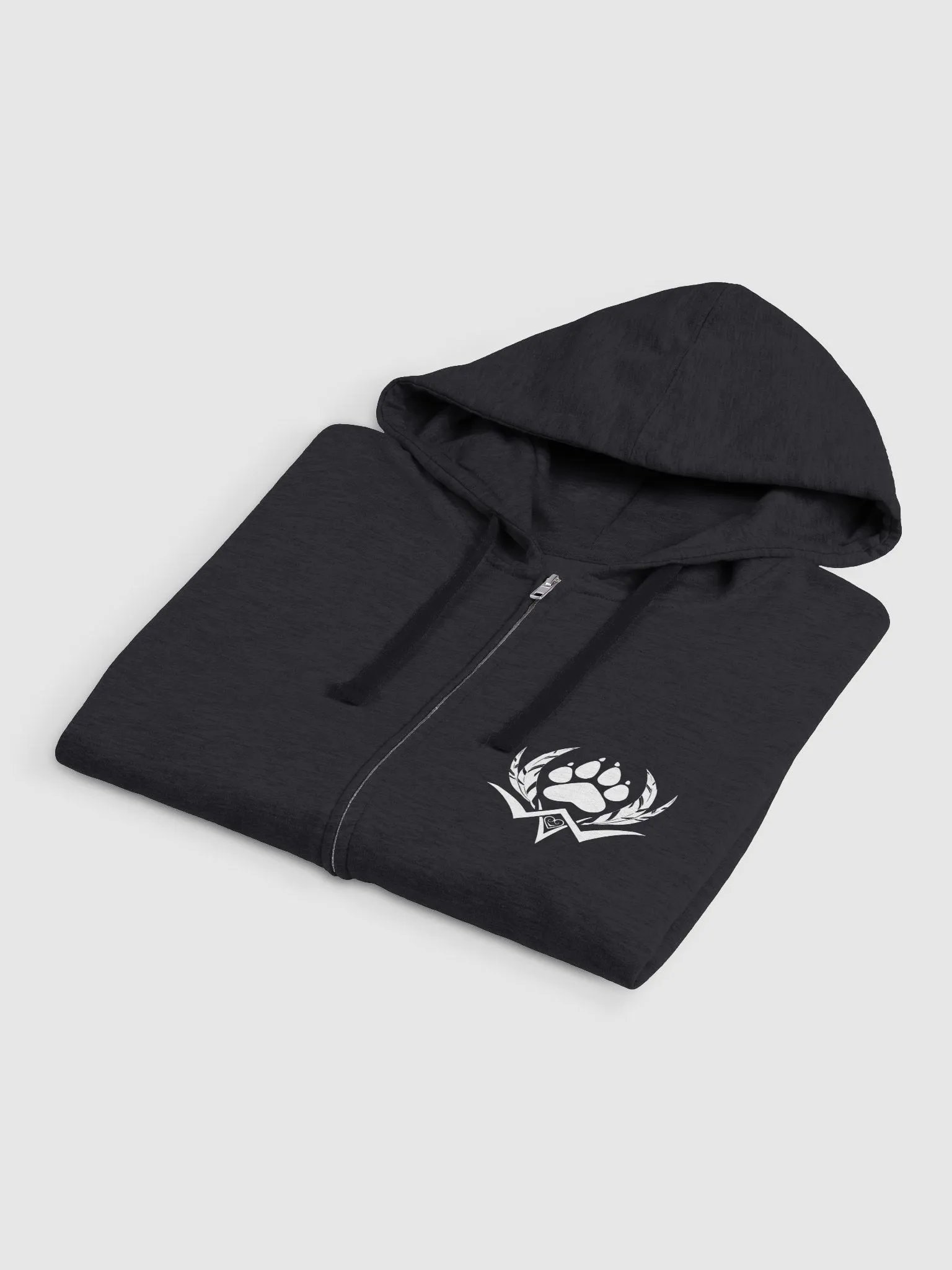 Hozzerino Logo Zip Hoodie Dark product image (3)