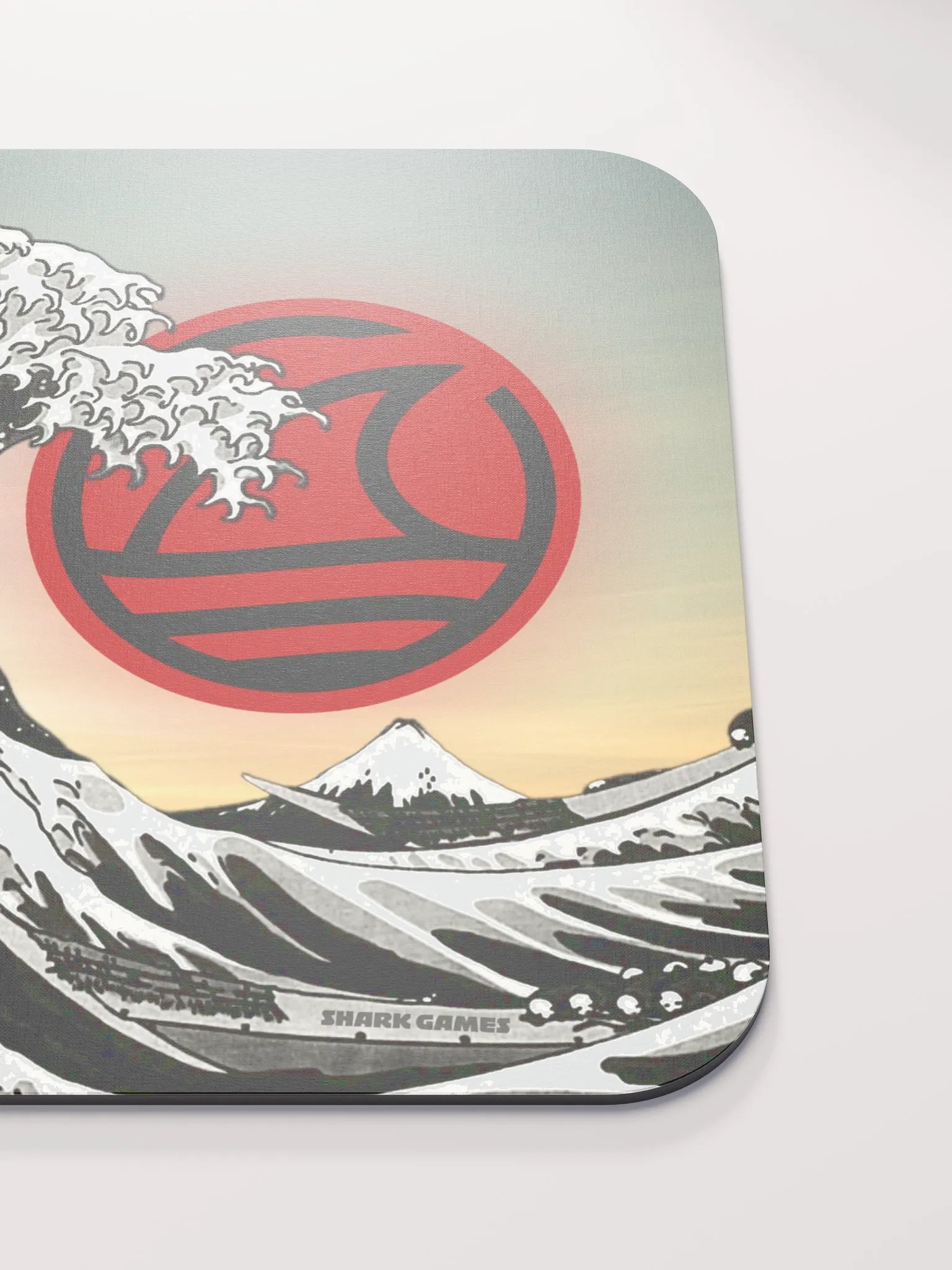 Red Sun Wave Mousepad - Small product image (4)