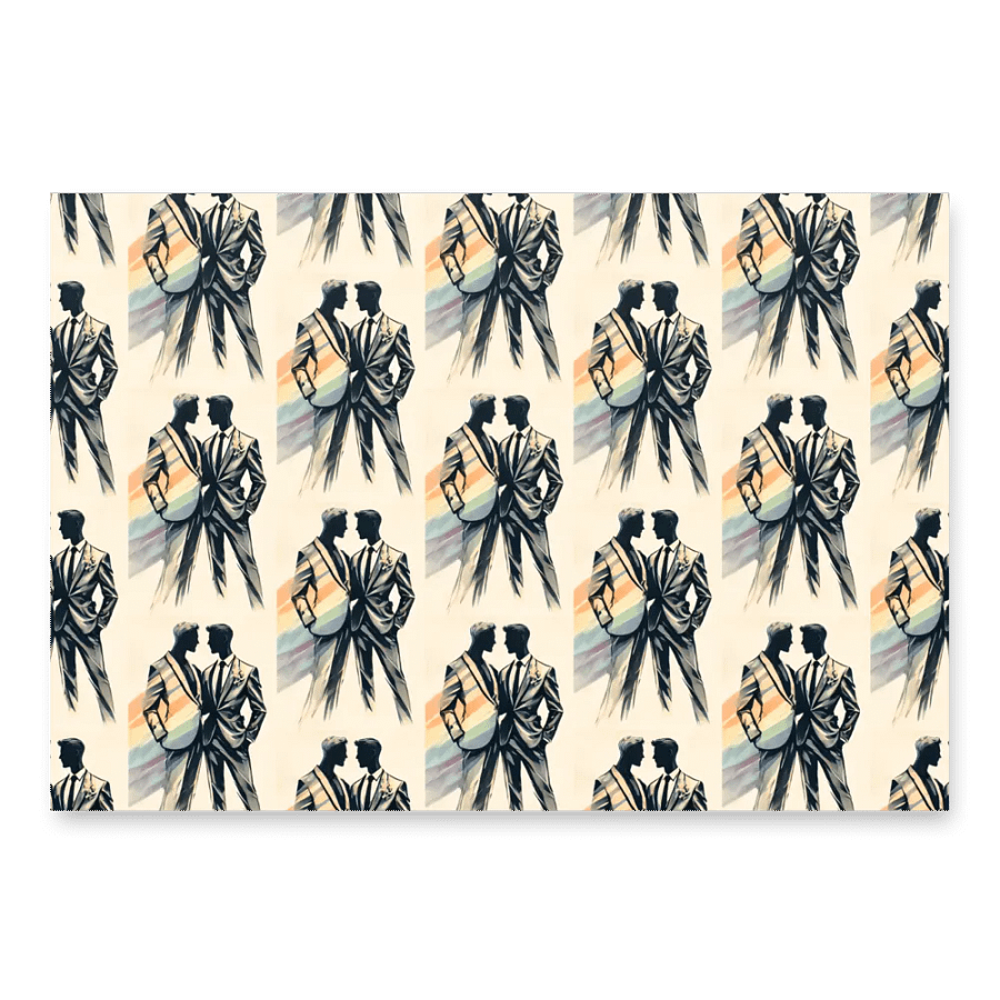 Elegant Pride Partners Wrapping Paper Set product image (3)