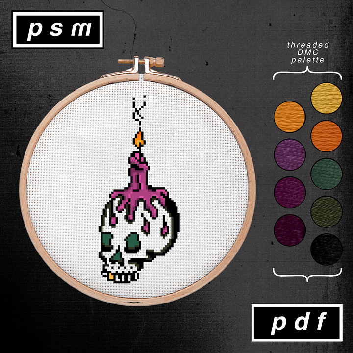 Dan Higgs Candle Skull Pattern product image (1)