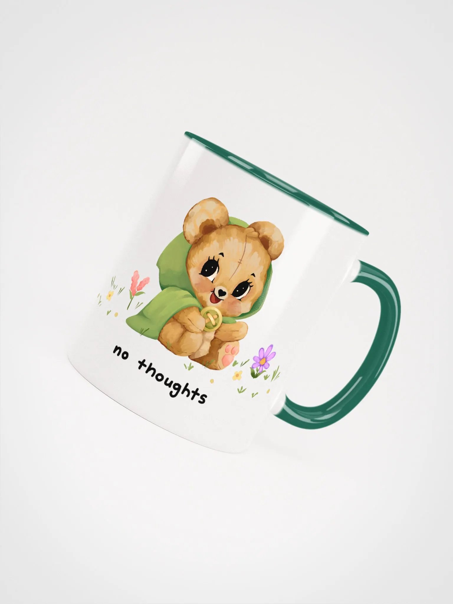 "No Thoughts" Buttons Mug product image (4)