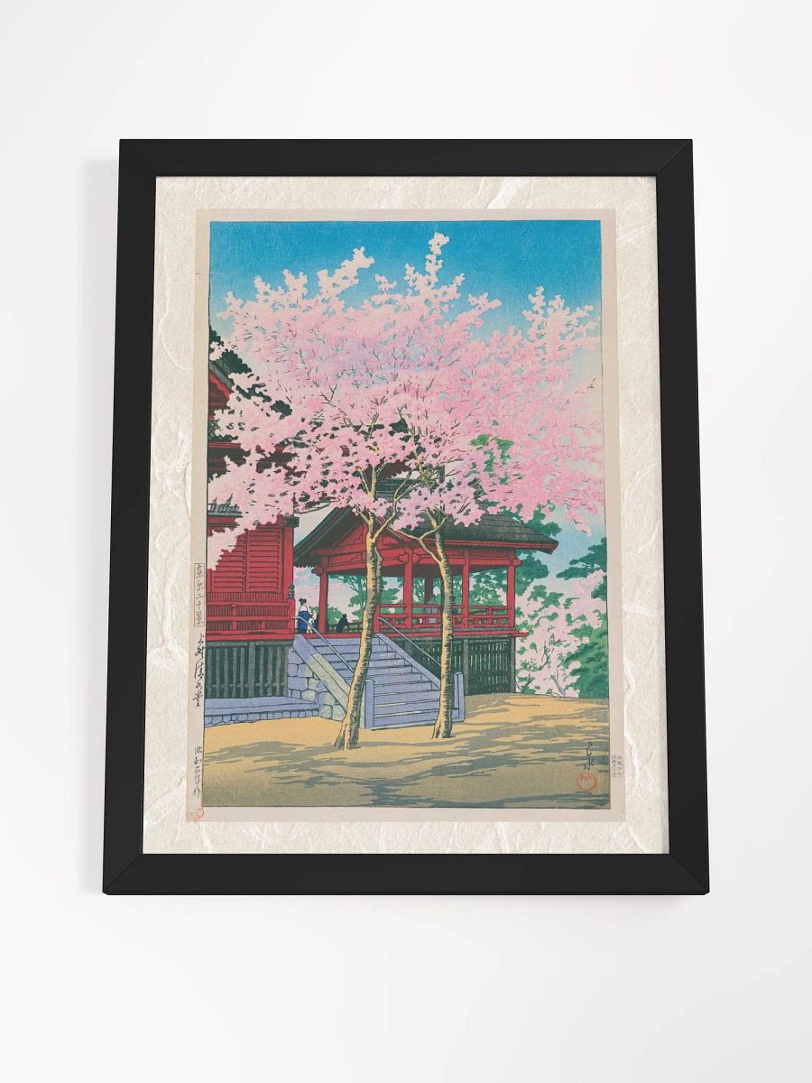 Twenty Views of Tokyo: Kiyomizu-do Temple in Ueno by Hasui Kawase（川瀬巴水-上野清水堂） product image (4)