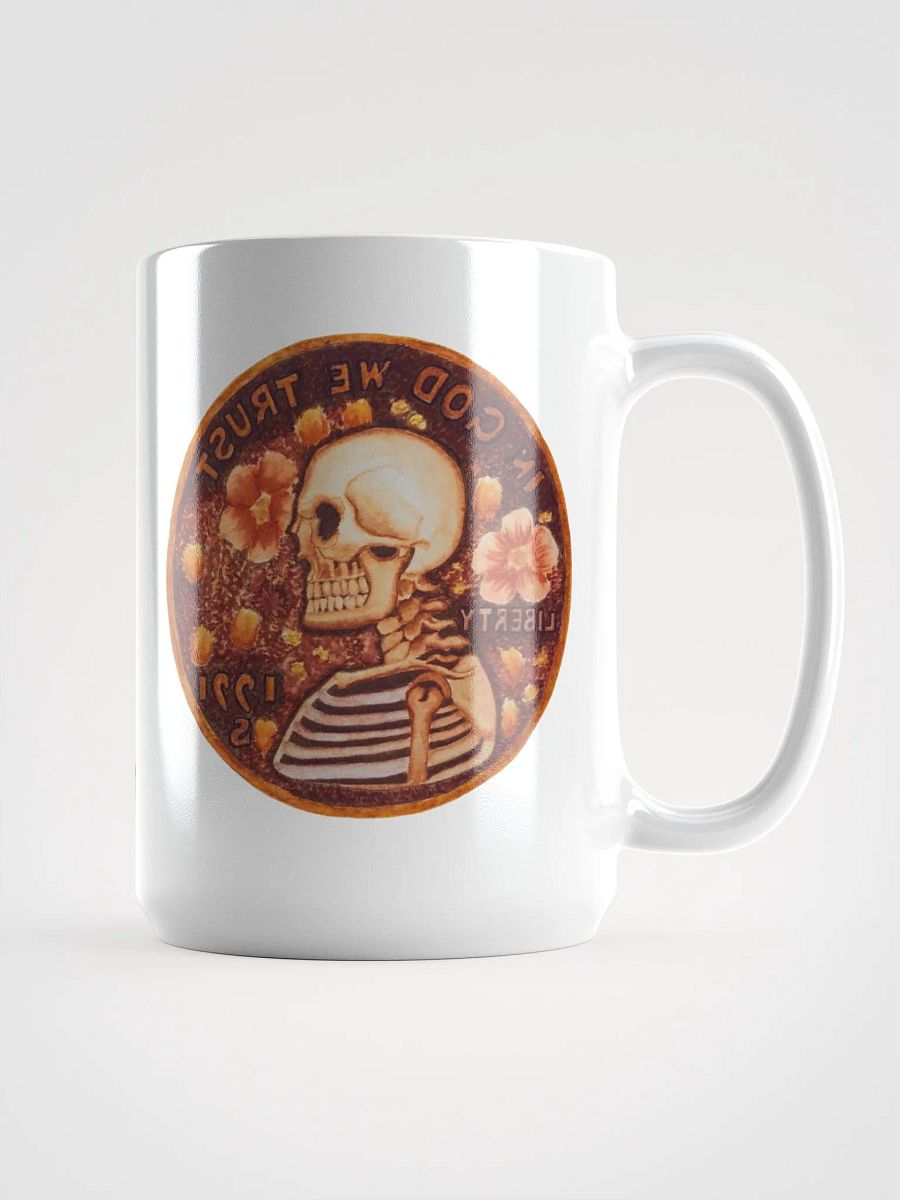 PRETTY PENNY white glossy mug product image (5)