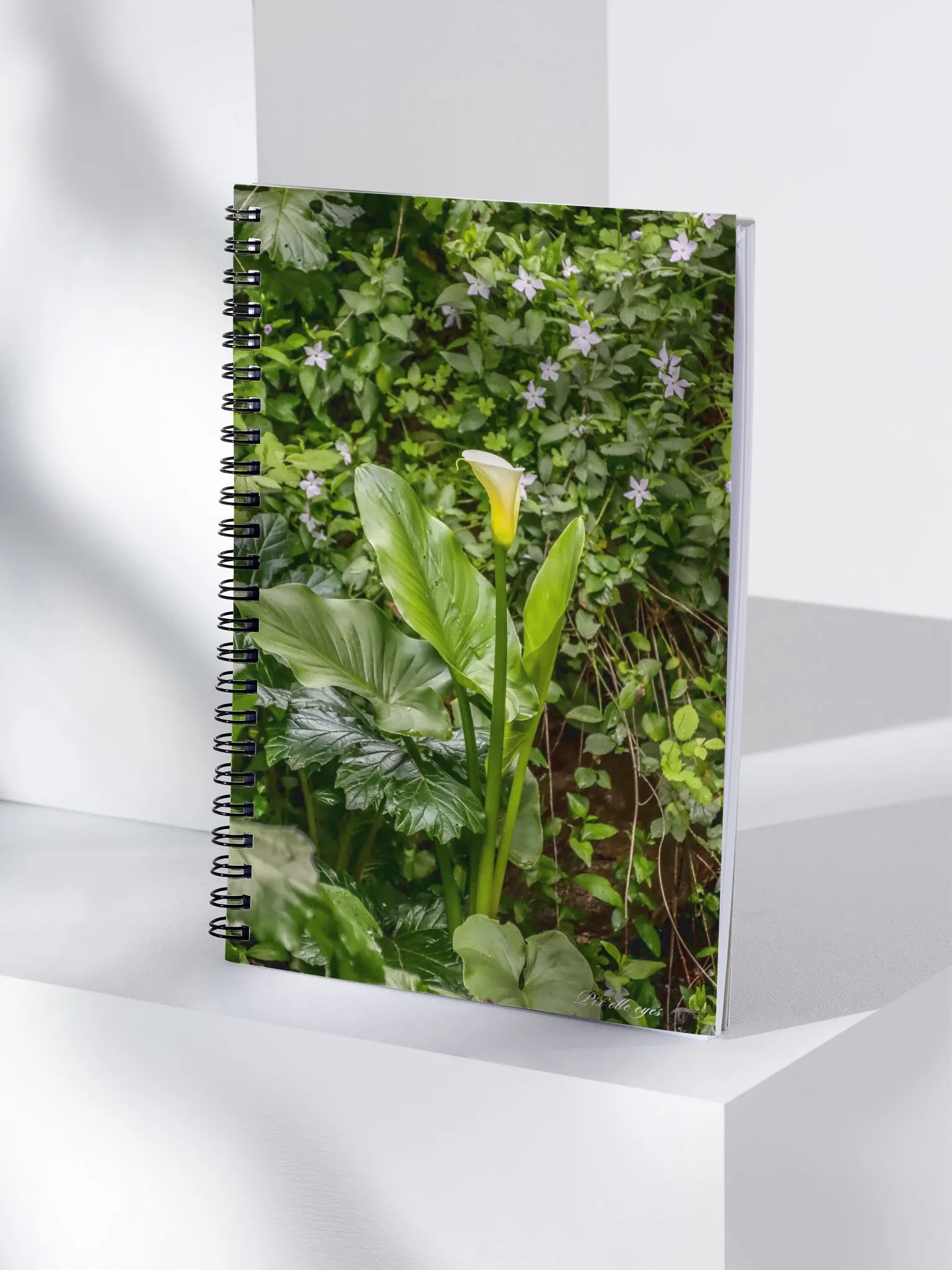 📘 Notebook Collection PURE – Jardin du Rayol – Arum blanc product image (4)