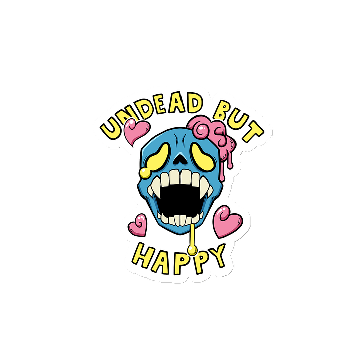 Undead but Happy NEW LOOK (magnet) product image (2)