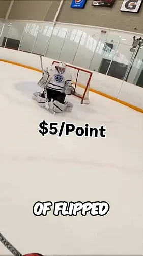 $5 for Every Point 👀🤑 #hockey #charity
