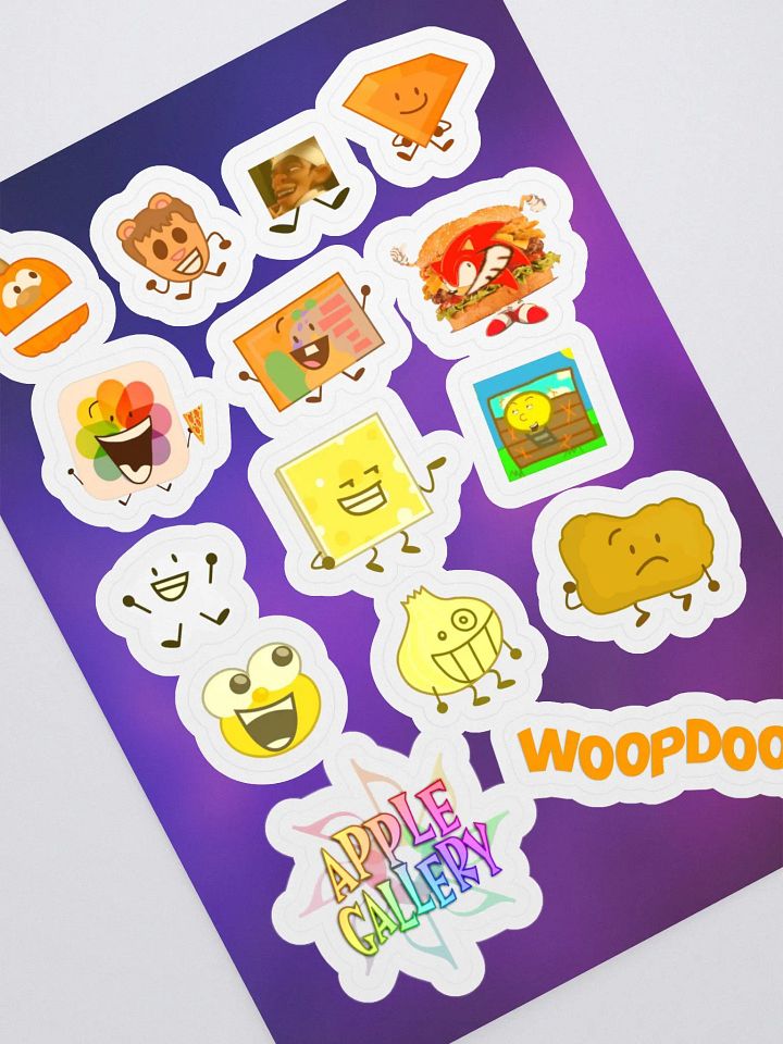 10 Years Sticker Sheet - YELLOW product image (2)