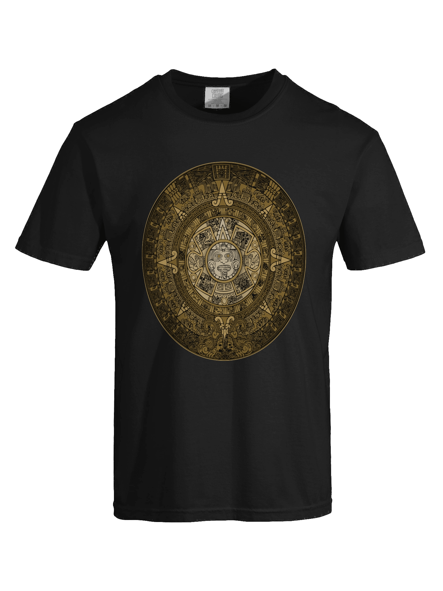 AZTEC SUN STONE CALENDAR GOLD product image (7)