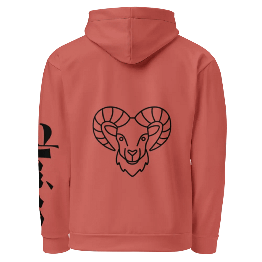 Coral Aries Unisex Hoodie product image (3)