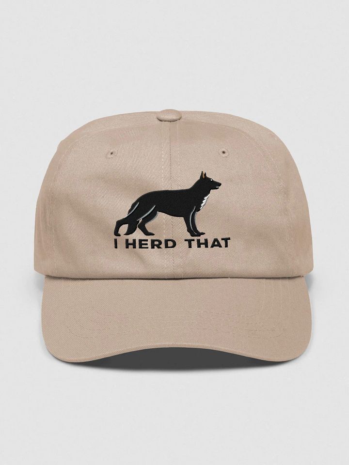 I Herd That Classic Dad Hat(Embroidered) of a German Shepherd(Black) product image (25)