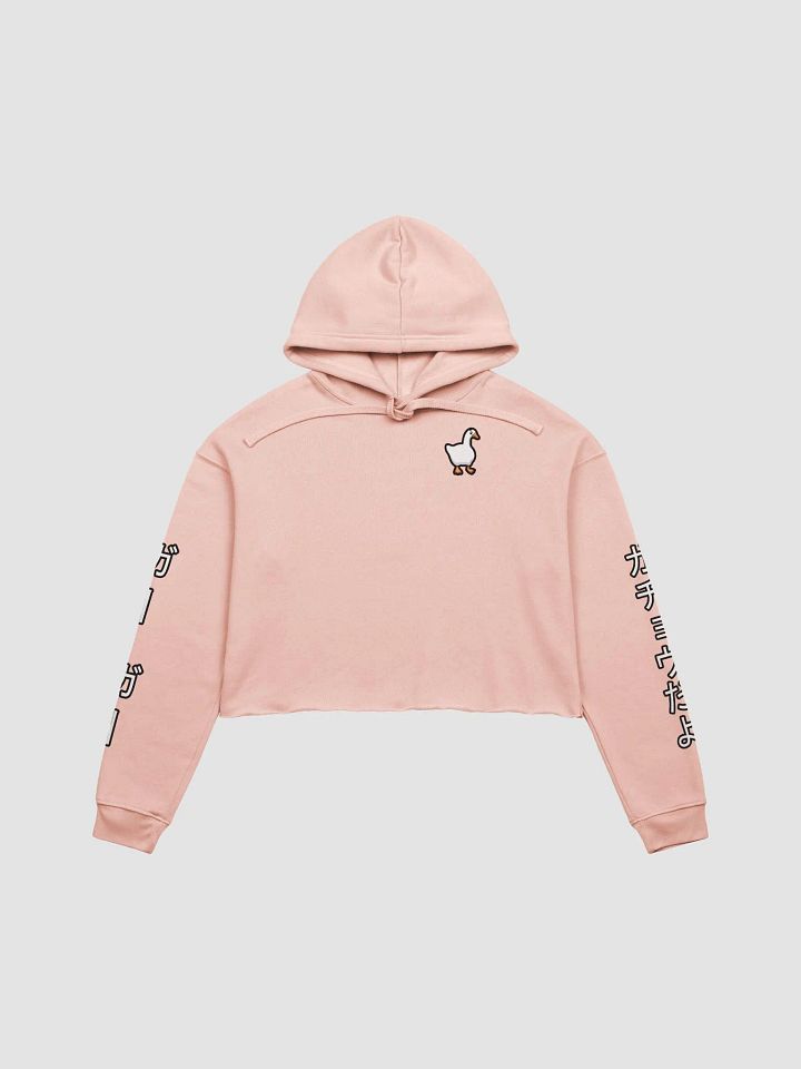 Japanese Text Cropped Hoodie product image (1)