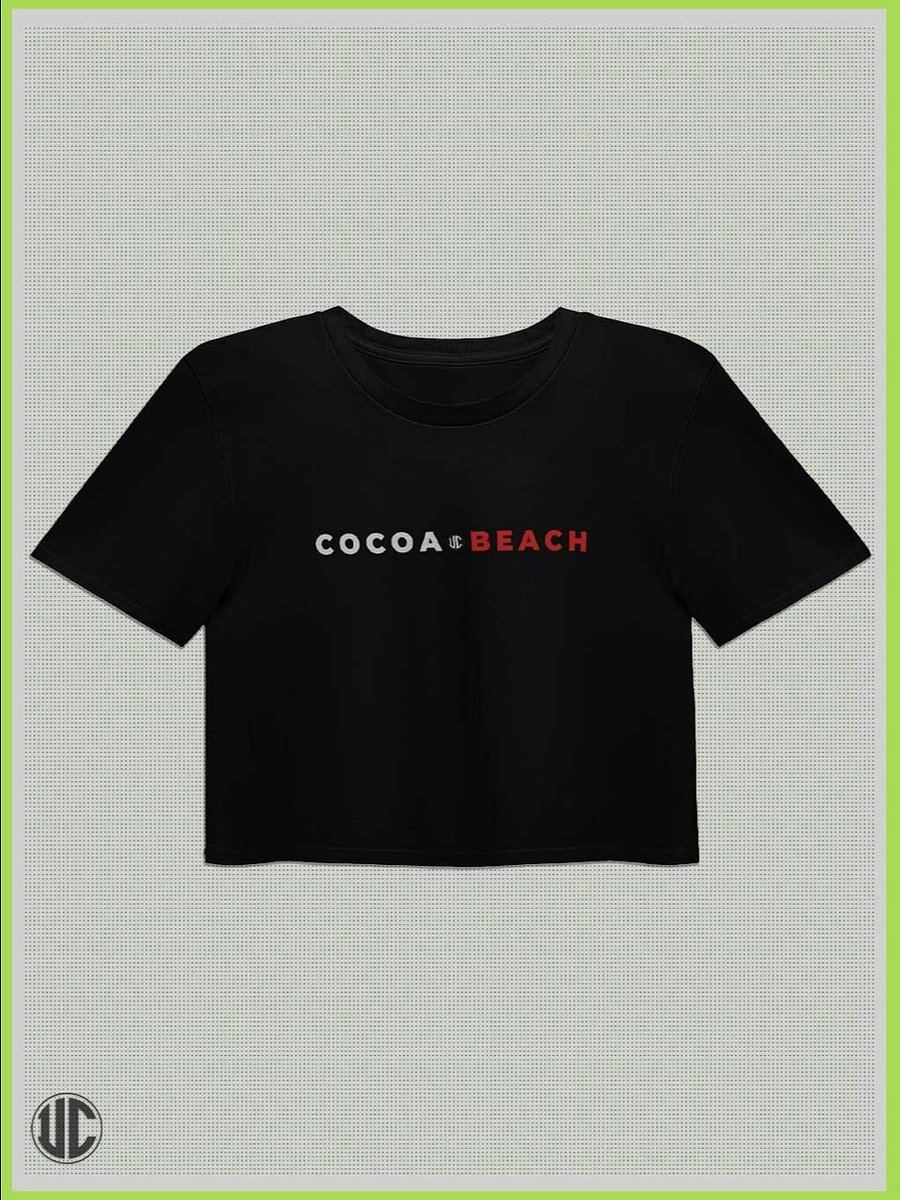 Crop Top | Cocoa Beach Original Crop Top T-Shirt product image (21)