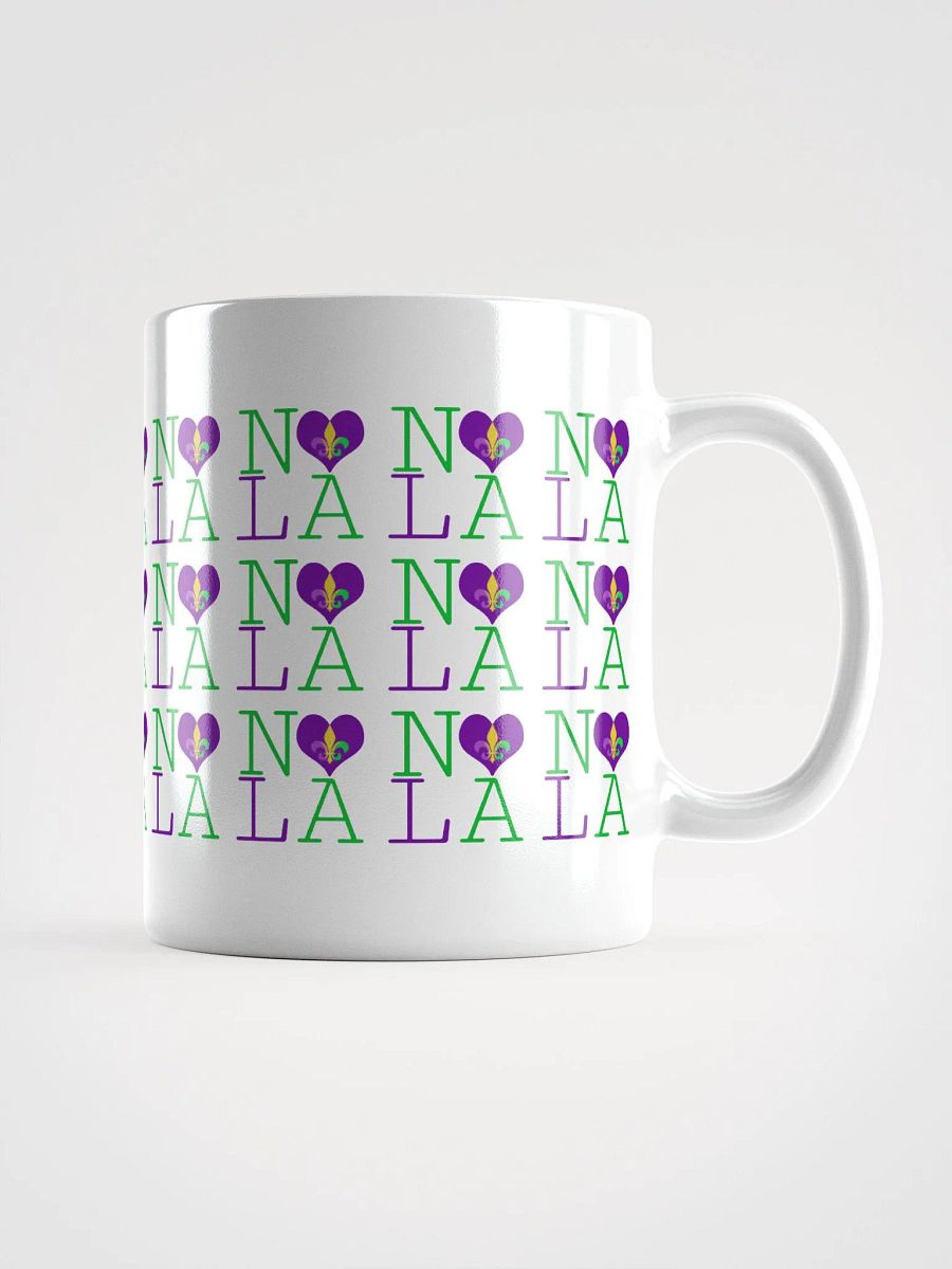 I LOVE NOLA **LEGACY MUG** (MARDI GRAS INFINITY WALL) product image (3)