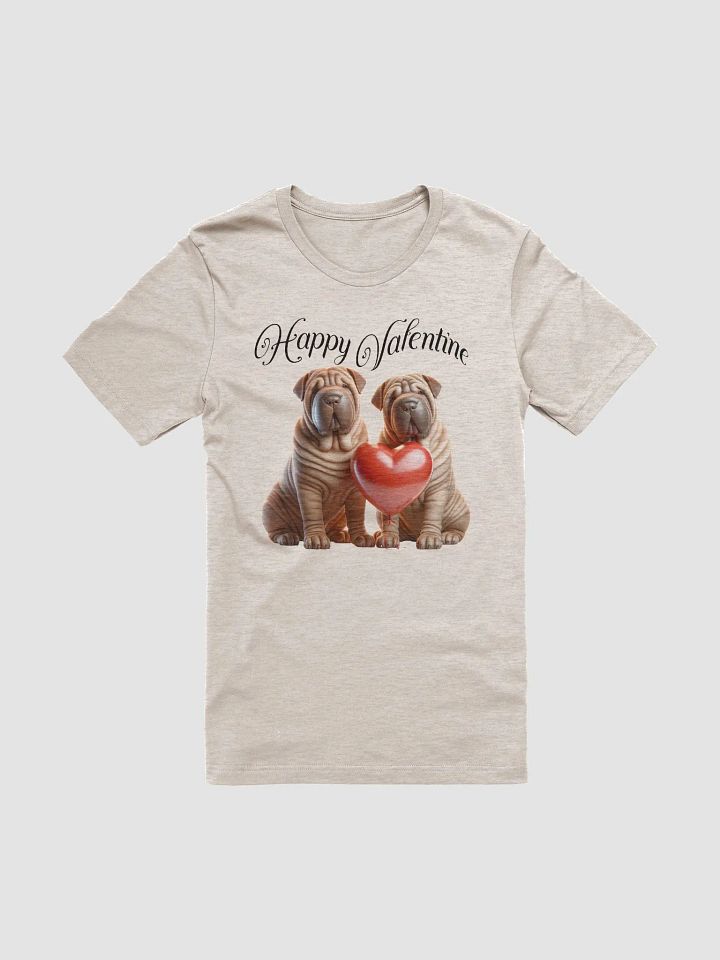 Romantic Valentine Shar Pei T-shirt product image (2)